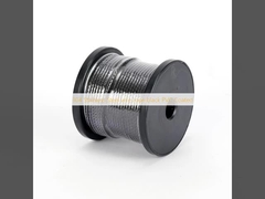 304 Stainless thép dây thừng màu đen PVC phủ